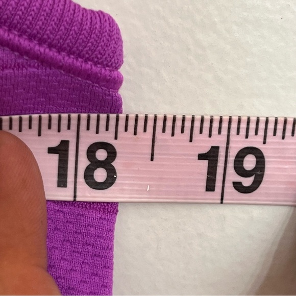 Athleta Fastest Track Stretch Tank Top Womens XL Purple Sleeveless Active Gym - Picture 4 of 9
